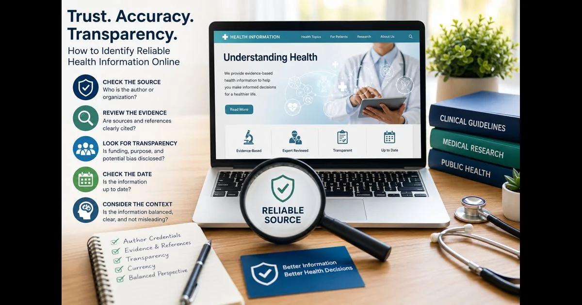 Trust, Accuracy, and Transparency in Online Health Information
