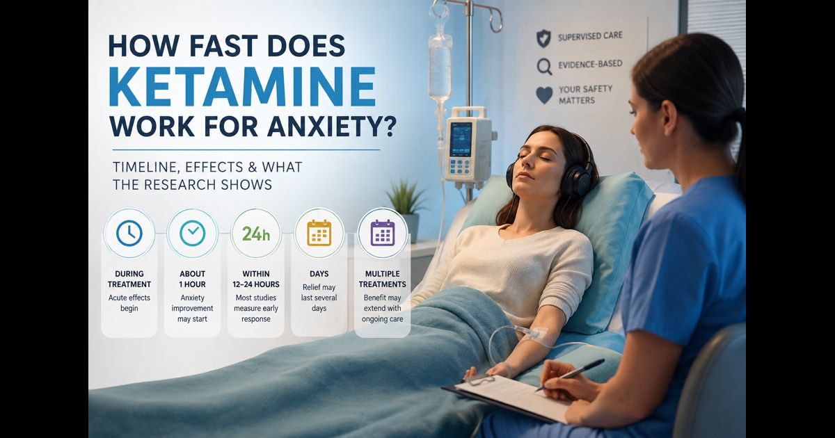 How Fast Does Ketamine Work for Anxiety