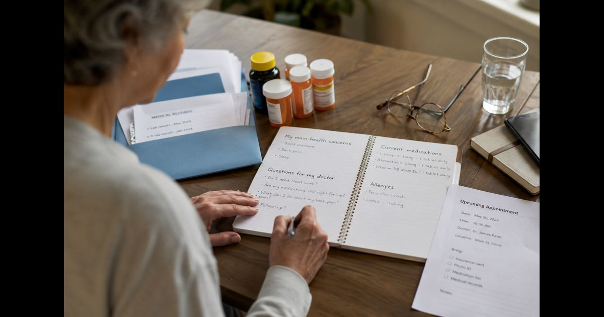 how to prepare for a doctor appointment